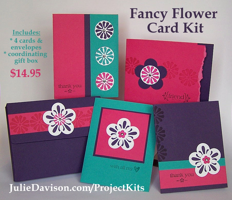 Fancy Flower Card Kit