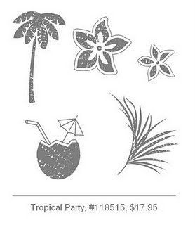 Tropical Party Stamp Set