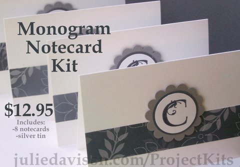 Monogram Notecard Kit